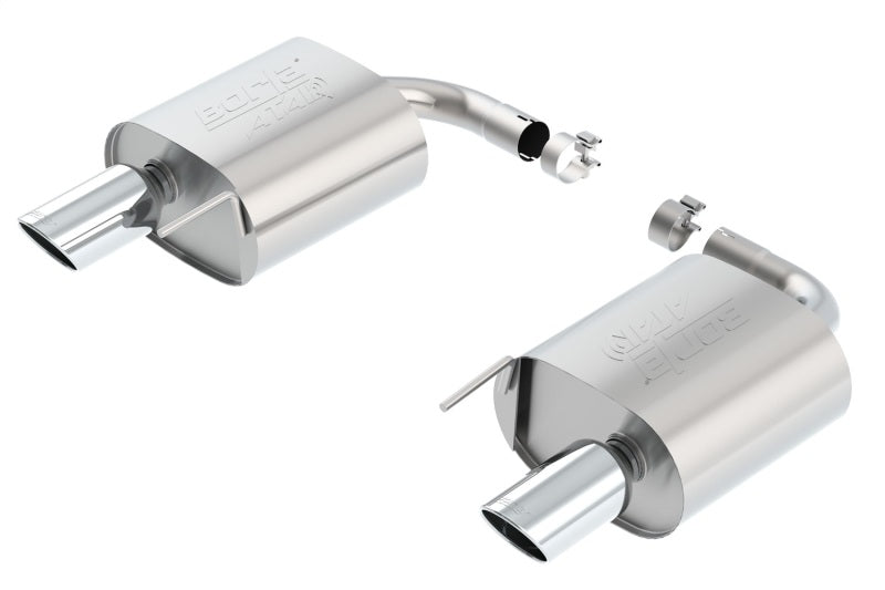 Borla ATAK Axle-Back Exhaust System for 2015-2018 Ford Mustang 2.3L EcoBoost and V6 Models