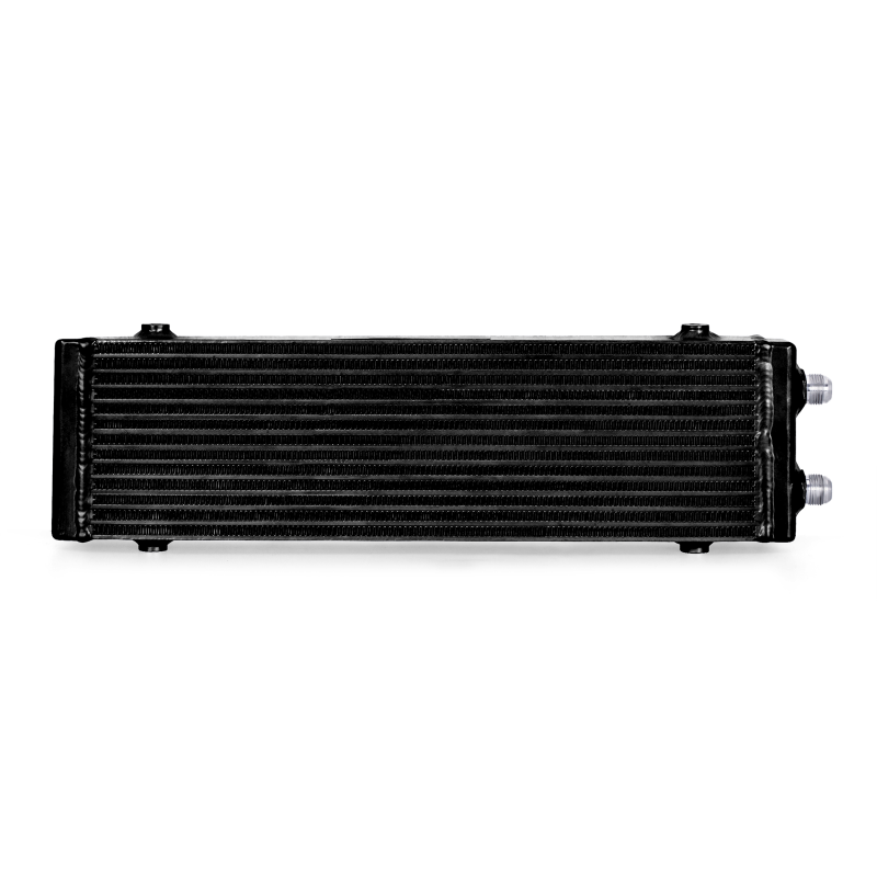 Mishimoto Universal Large Bar and Plate Dual Pass Black Oil Cooler for Ford Mustang 2018-2021