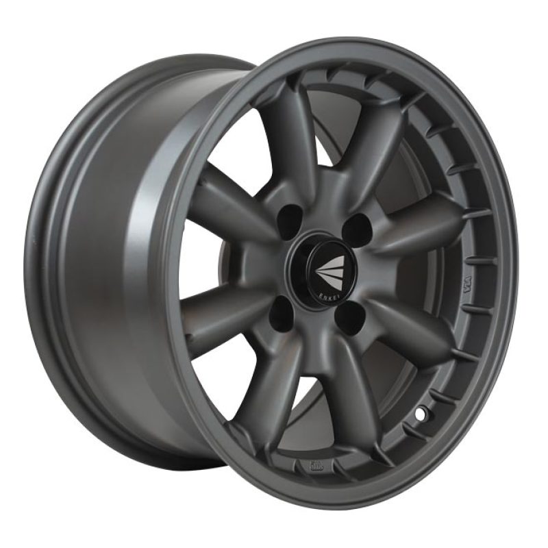 Enkei Compe 16x8 Matte Gunmetal Wheel with 4x114.3 Bolt Pattern and +0 Offset