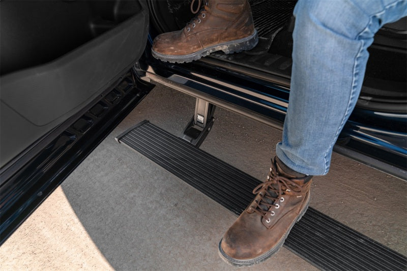 AMP Research PowerStep Plug & Play Automatic Running Boards for 2023-2024 Toyota Sequoia - Black