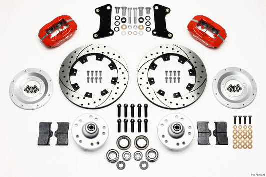 Wilwood Forged Dynalite Front Brake Hub Kit 12.19-inch for Classic American Muscle Cars