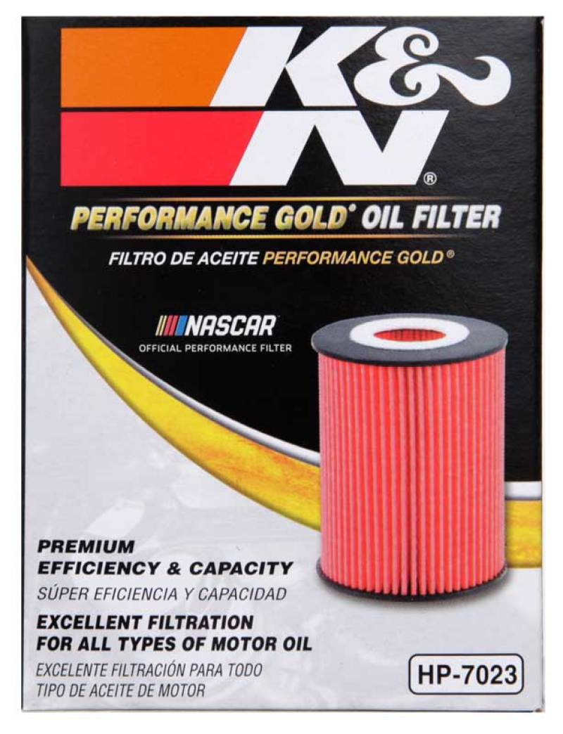 K&N Engineering HP-7023 Performance Oil Filter for Toyota and Lexus Vehicles