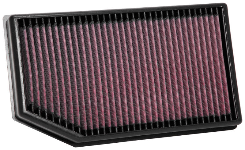 K&N Engineering 33-5076 High-Flow Drop-In Air Filter for 2018-2019 Jeep Wrangler JL 2.0L & 3.6L
