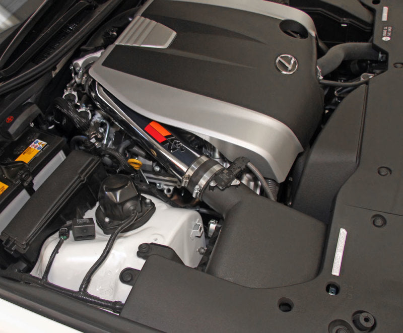 K&N 69 Series Performance Typhoon Intake Kit for Lexus GS350 and IS350 - Polished Aluminum