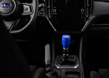 Mishimoto 2022+ Subaru WRX Shift Knob - World Rally Blue with Weighted Steel Core
