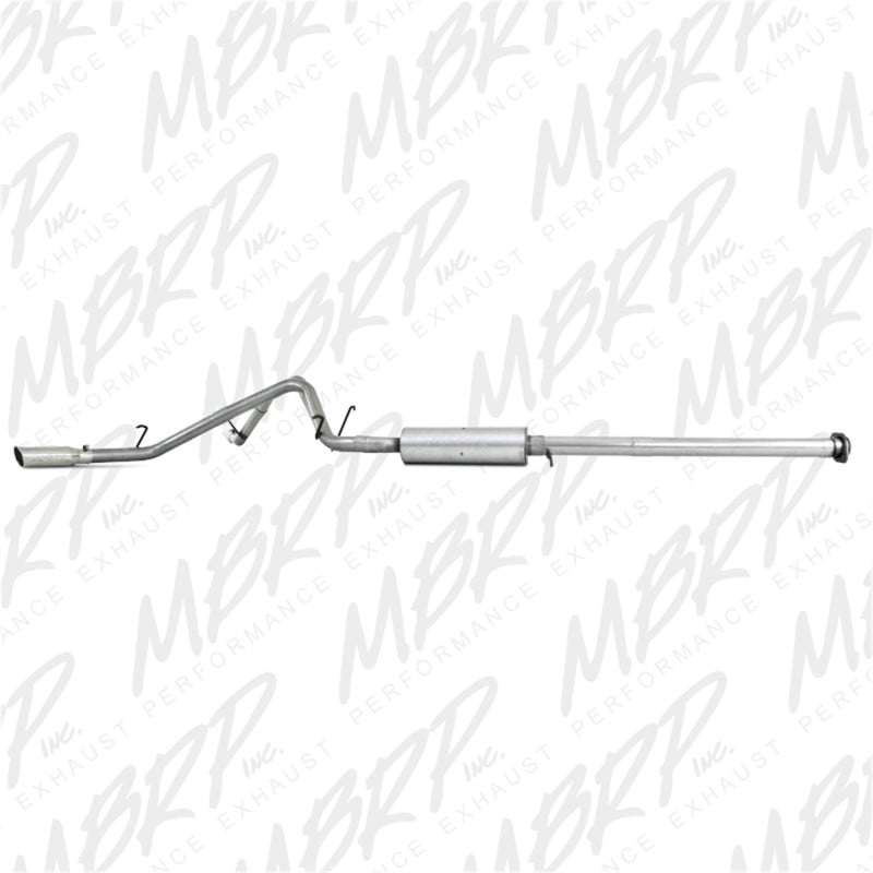MBRP Armor Lite Series Cat Back Exhaust System for 2007-2008 Chevrolet Silverado 1500 and GMC Sierra 1500 - Dual Split Side Exit with 3.5 Inch Tips