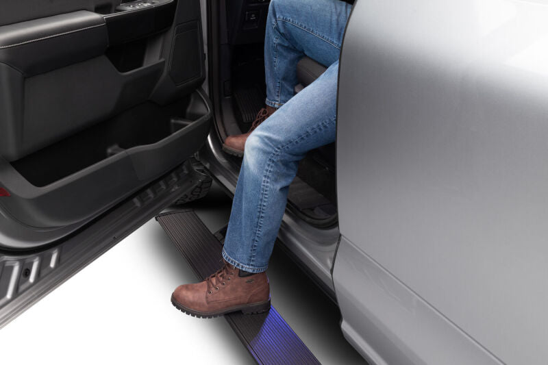 AMP Research PowerStep Plug & Play Automatic Running Boards for Ford Ranger 24-26 - Black