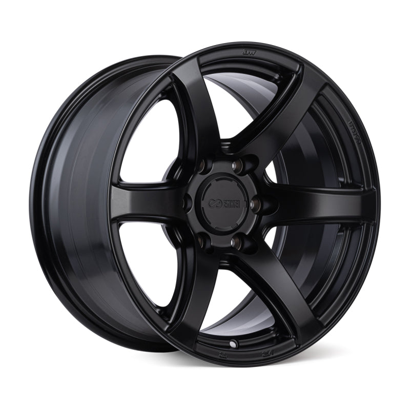 Enkei T6R 18x8.5 Inch Gloss Black Wheel with 38mm Offset and 5x114.3 Bolt Pattern