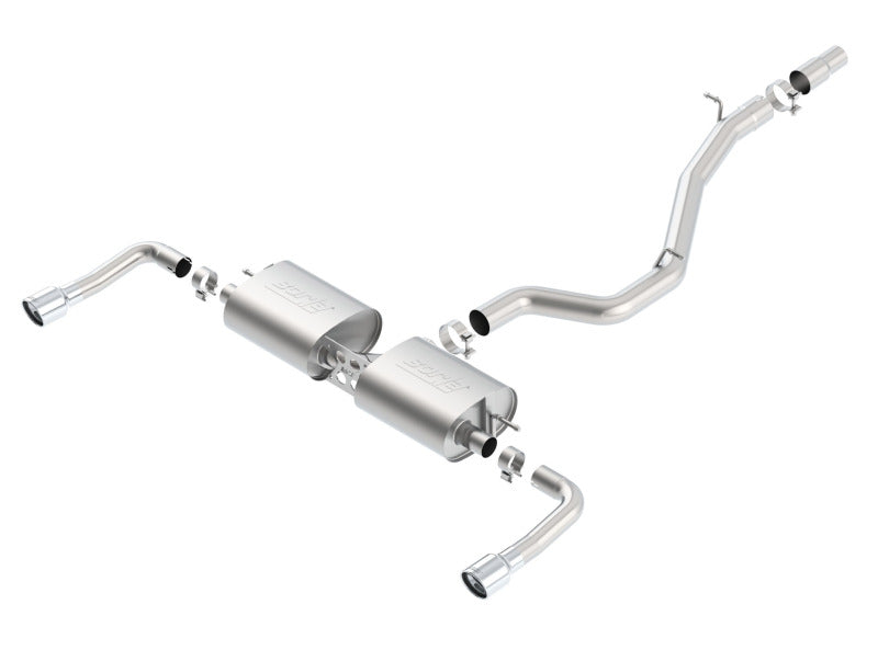 Borla S-Type Cat-Back Exhaust System for 2014-2020 Audi A3 Quattro 2.0L Turbo, Part #140682