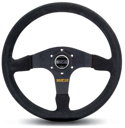 SPARCO 015R375PSN Steering Wheel 375 Suede Black for Automotive Performance and Comfort