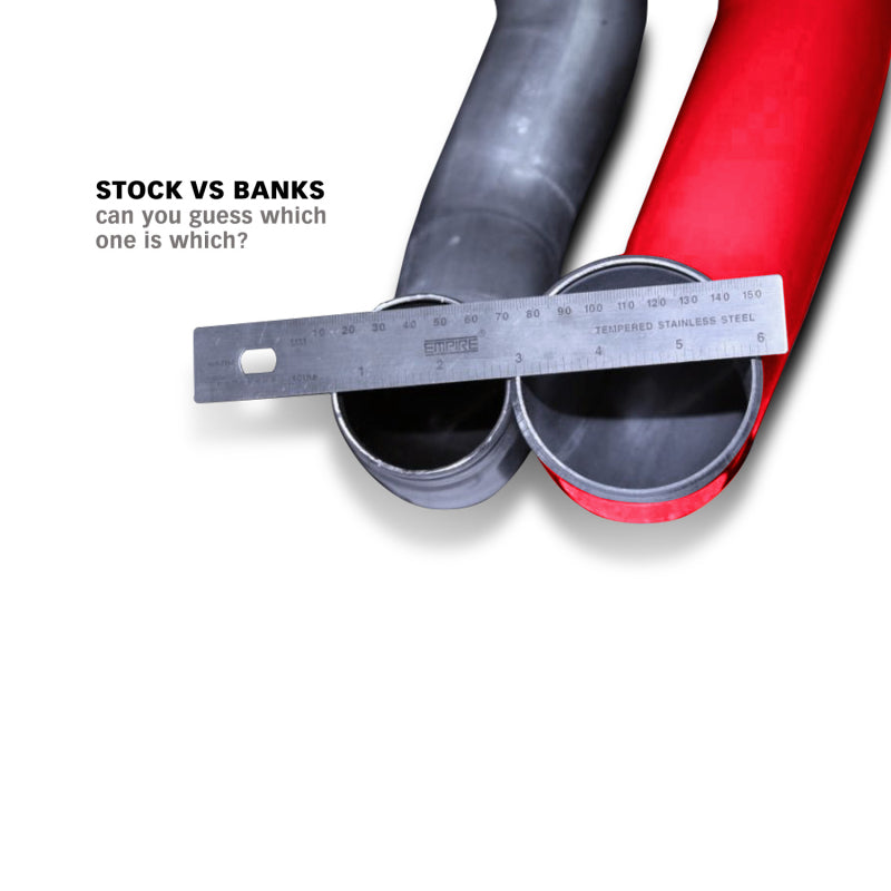 Banks Power 04.5-09 Chevy 6.6L Duramax Boost Tube Upgrade Kit with Red Powder Coat