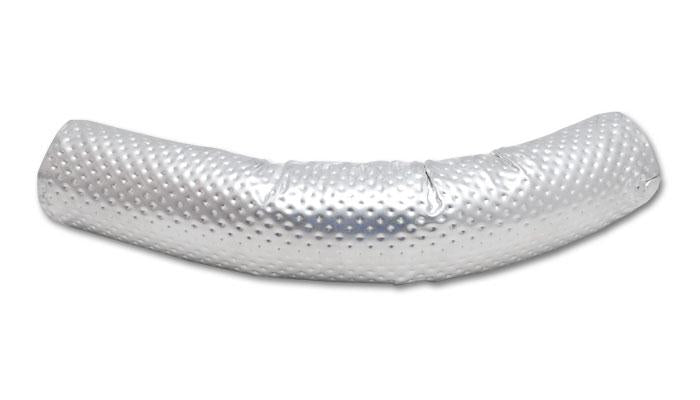 Vibrant Sheethot Premed Pipe Shield 2 inch to 3 inch OD, Straight Tubing, 2 Foot Length for Exhaust Protection