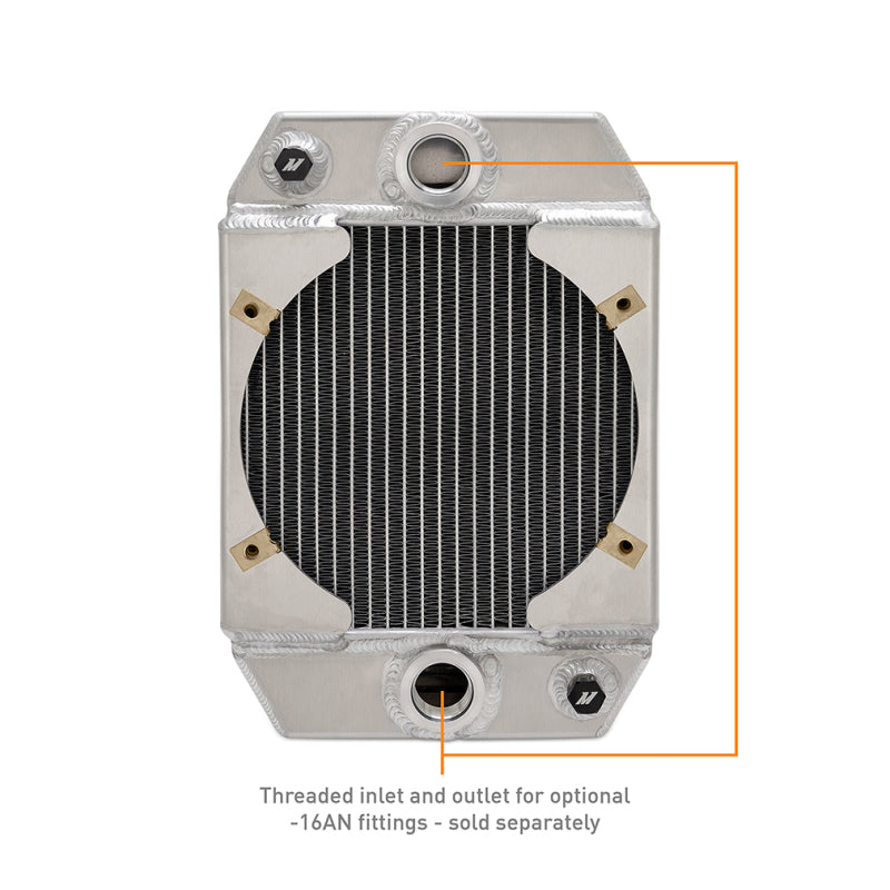 Mishimoto Universal Drag Race Performance Aluminum Radiator - Natural Part MM-RAD-UNI-DRGN