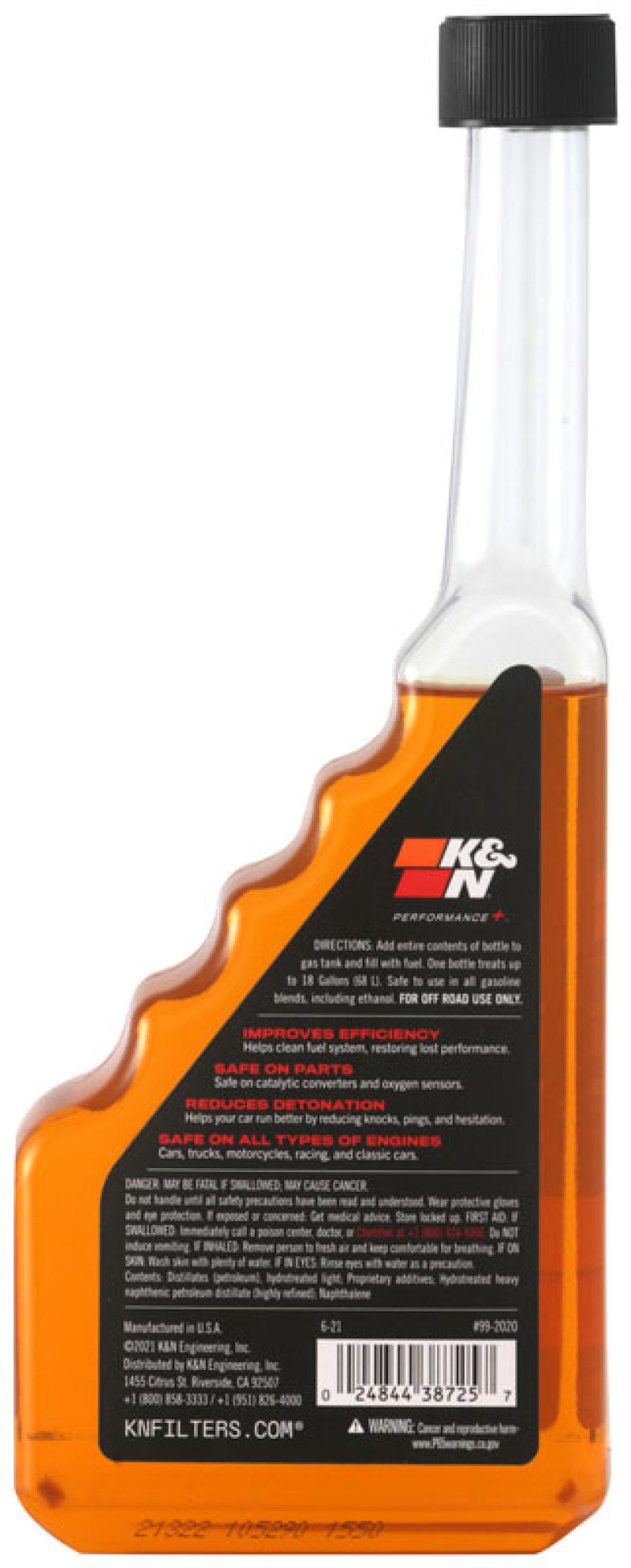 K&N Engineering Octane Booster 16oz for High-Performance Engine Optimization