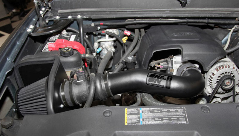 K&N Engineering Blackhawk Induction Cold Air Intake Kit for Chevy Silverado 1500 and GMC Yukon 4.8L/5.3L V8 (Part #71-3058)