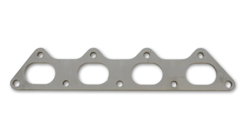 Vibrant T304 Stainless Steel Exhaust Manifold Flange for Mitsubishi 4G63 - 3/8 Inch Thick