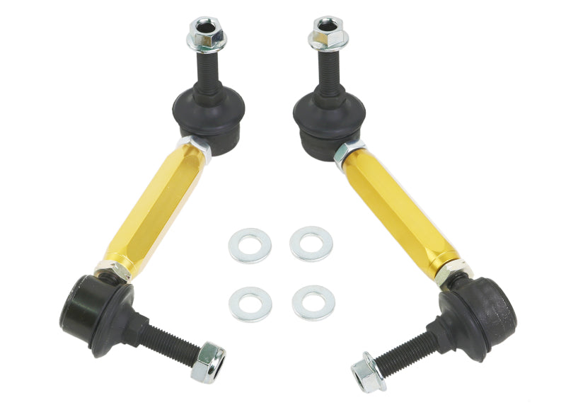 Whiteline Universal Sway Bar End Link Kit KLC140-135 for BMW Models – Heavy Duty Adjustable Links with 10mm Ball Studs