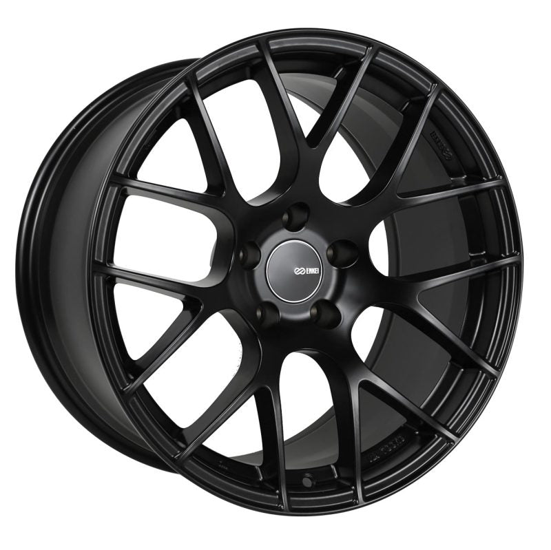 Enkei Raijin 19x9.5 Black Wheel with 5x120 Bolt Pattern and +35mm Offset