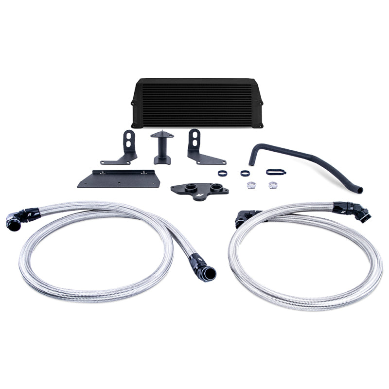 Mishimoto 2011-2019 Ford 6.7L Powerstroke Performance Oil Cooler Kit - Black