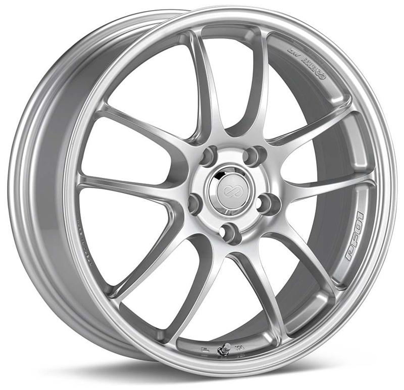 Enkei PF01 17x7 Silver Wheel with 4x100 Bolt Pattern and +38mm Offset