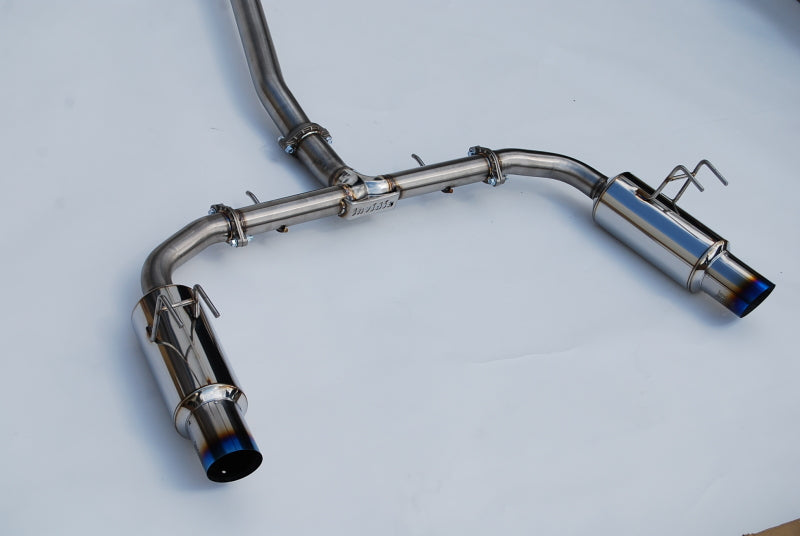 Invidia 2022+ Honda Civic Si 1.5T N1 70mm Cat Back Exhaust with Burnt Titanium Tips