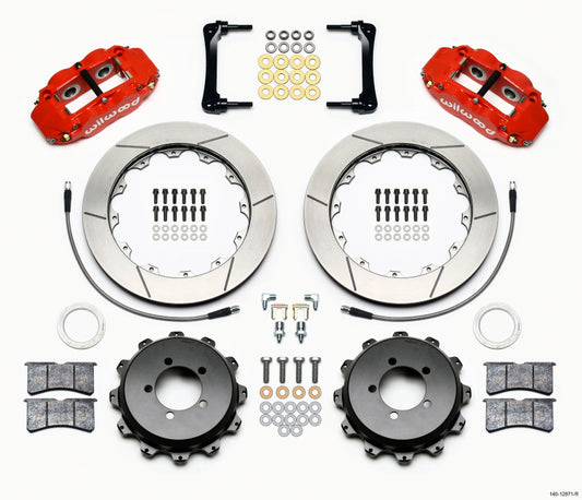Wilwood Narrow Superlite 4R Rear Brake Kit with 12.88-inch Rotors for Toyota and Subaru FRS (Part #140-12871-R)