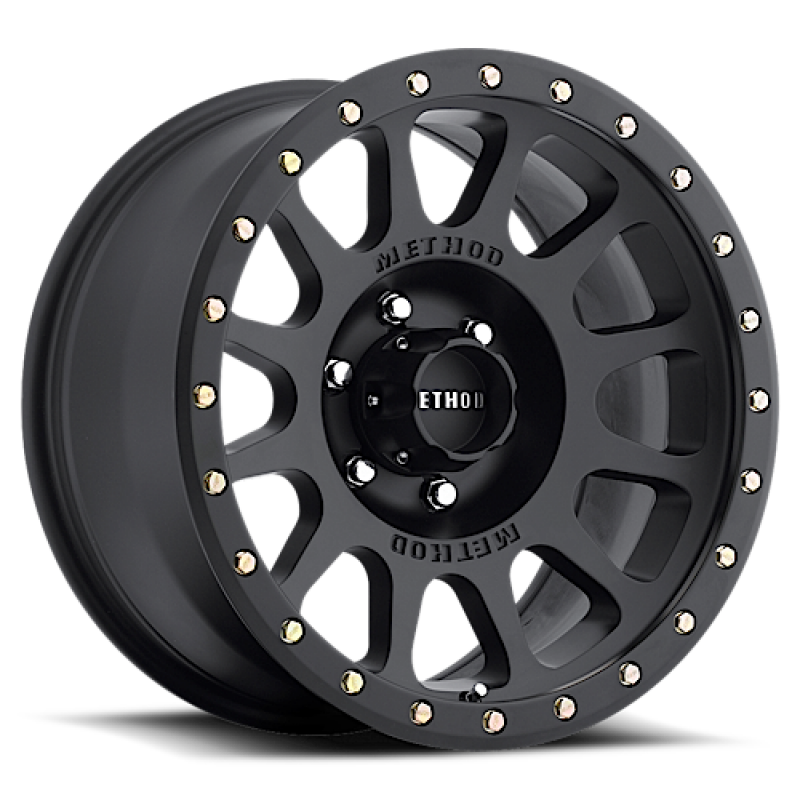 Method Wheels MR305 NV 17x8.5 Inch Matte Black Wheel with 6x135 Bolt Pattern and +25mm Offset