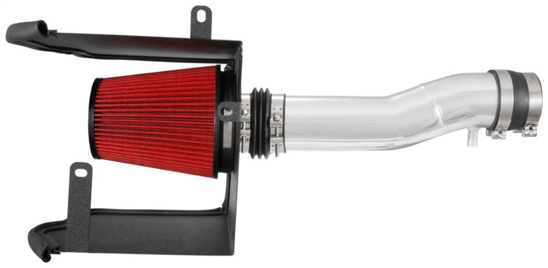 Spectre 16-18 Toyota Tacoma V6-3.5L F/I Air Intake Kit - Polished with Red Filter