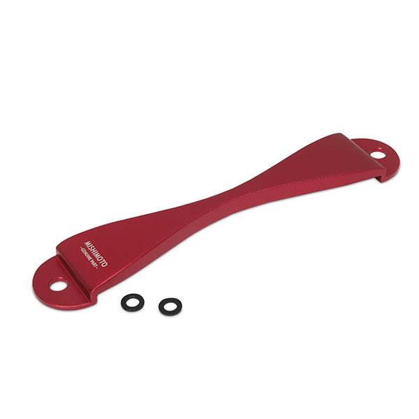 Mishimoto Subaru CNC Battery Tie-Down - Red for 2013-2016 Subaru BRZ