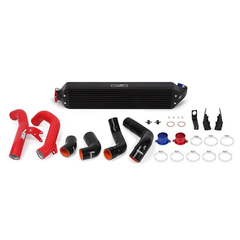 Mishimoto 2016+ Honda Civic 1.5T / 2017+ Honda Civic Si Black Intercooler Kit with Red Pipes