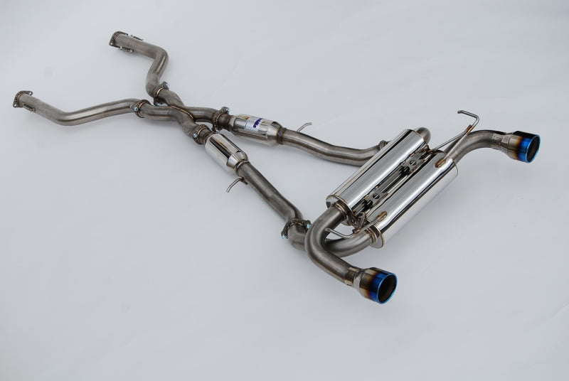 Invidia Gemini 70mm Cat Back Exhaust System for 2022+ Nissan Z with Rolled Titanium Tips