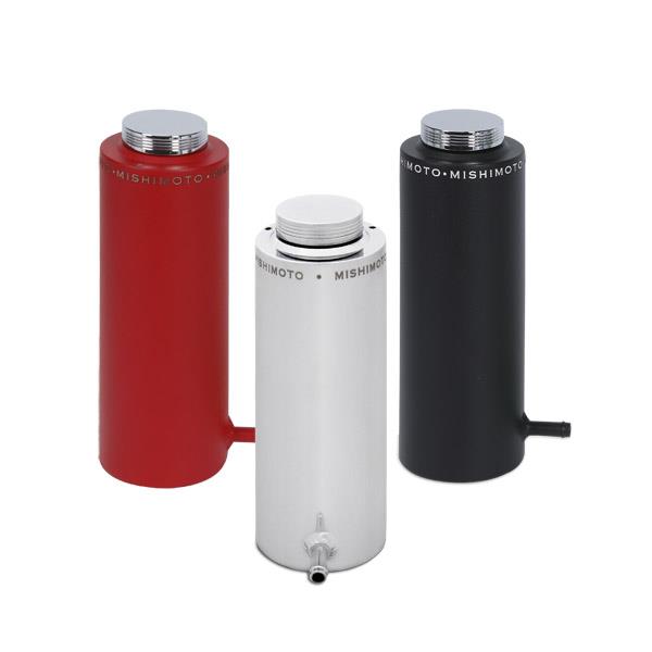 Mishimoto Aluminum Coolant Reservoir Tank for Ford F-250 Super Duty - Wrinkle Red Part MMRT-CAWRD