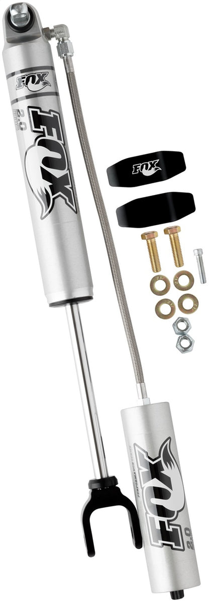 FOX Performance Series 980-24-966 Off-Road Shock Absorber for GMC Sierra 2500/3500 HD and Chevrolet Silverado 3500 HD - Front 7.9-inch Remote Reservoir