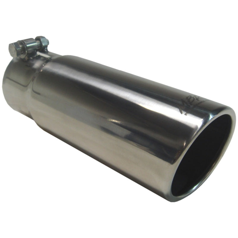 MBRP Universal Exhaust Tip 3 Inch O.D. Angled Rolled End – Polished T304 Stainless Steel