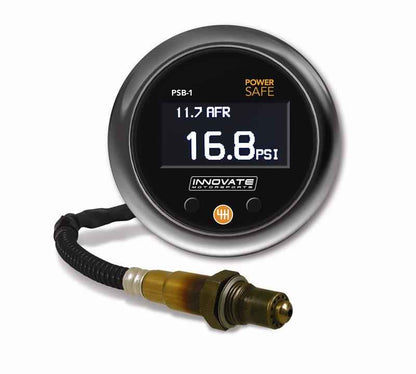 Innovate PSN-1 PowerSafe Nitrous Bottle Pressure / Wideband O2 Gauge Kit