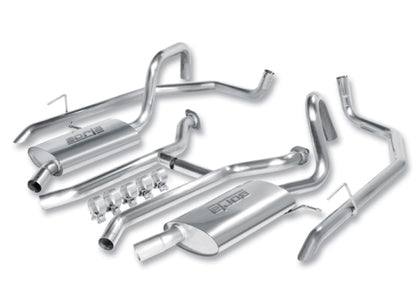 Borla 03-11 Ford Crown Victoria Touring Cat-Back Exhaust System with H-Pipe - 4.6L V8