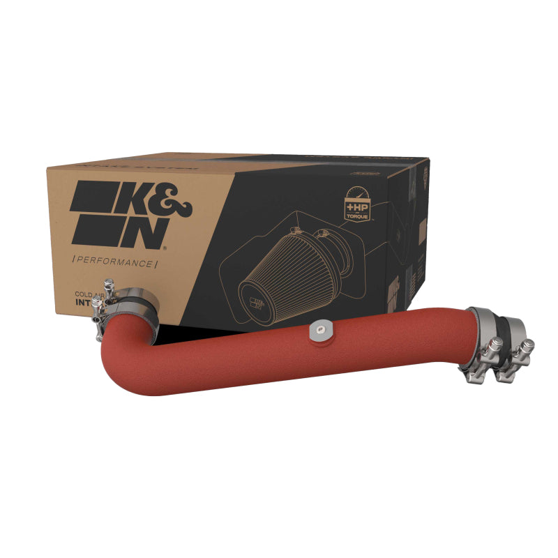 K&N Engineering 77-1018TWR Charge Pipe Kit for 2023-2024 Toyota GR Corolla - Wrinkle Red