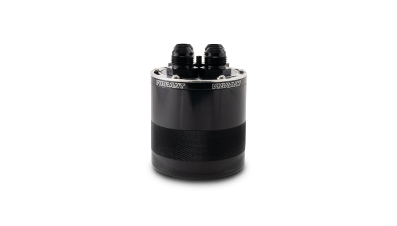 Vibrant Small 0.75L 4-Port Oil Catch Can Assembly - Versatile and Modular Vehicle Ventilation System