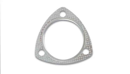 Vibrant 3-Bolt High Temperature Exhaust Gasket (3.5 inch I.D.) – Multi-Layer Graphite for Leak-Free Sealing