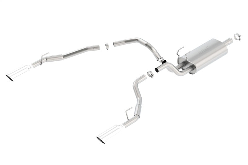 Borla Cat-Back Touring Exhaust System for 2009-2012 Dodge Ram 1500 5.7L V8 - Through Bumper Dual Tips