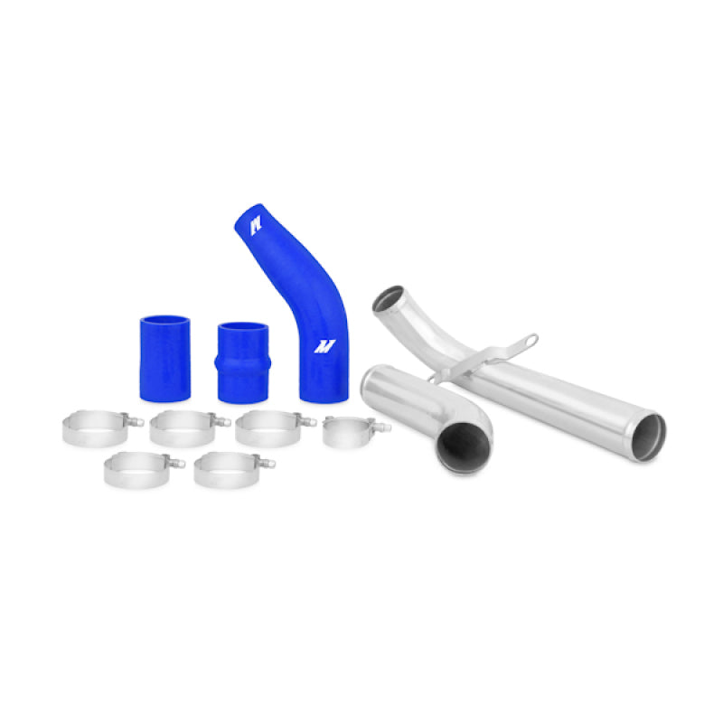 Mishimoto Mitsubishi Evolution X Upper Intercooler Pipe Kit with Blue Couplers