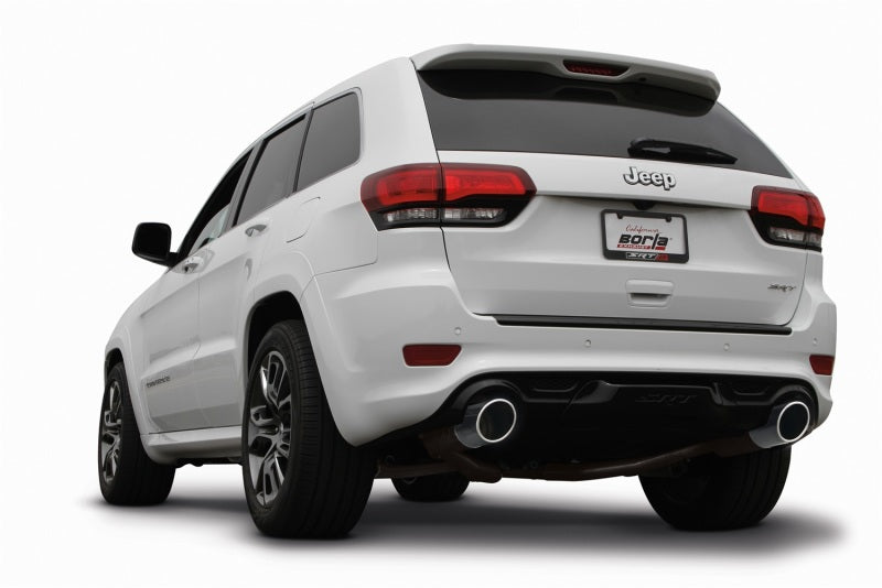 Borla ATAK Dual Round Rolled Exit Catback Exhaust System for 2015-2021 Jeep Grand Cherokee SRT 6.4L V8