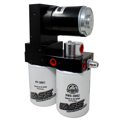 FASS Fuel Systems Titanium Series 165 GPH Fuel Air Separation System for 2015-2016 GM 2500/3500 Duramax Diesel Trucks - Part TSC12165G