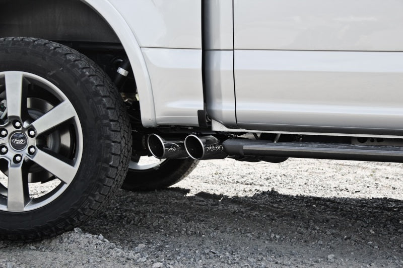 MBRP Armor Plus Series 3-inch Cat Back Exhaust System for Ford F-150 (2015-2016) with Single Side Dual Outlet
