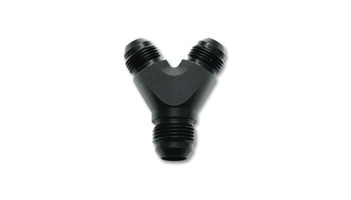 Vibrant Performance -8AN to -6AN Y-Adapter Fitting Aluminum for Fuel Cells and Tanks