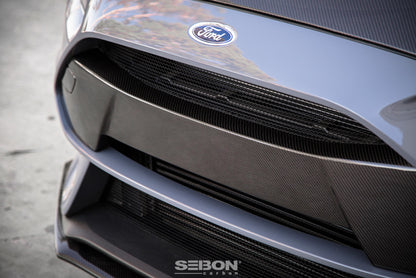 Seibon Carbon Fiber Front Bumper Garnish for 2016-2018 Ford Focus RS | Part FBG16FDFO