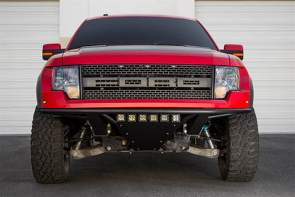 Addictive Desert Designs 10-14 Ford F-150 Raptor ADD PRO Front Bumper with Frame Cut Design in Hammer Black