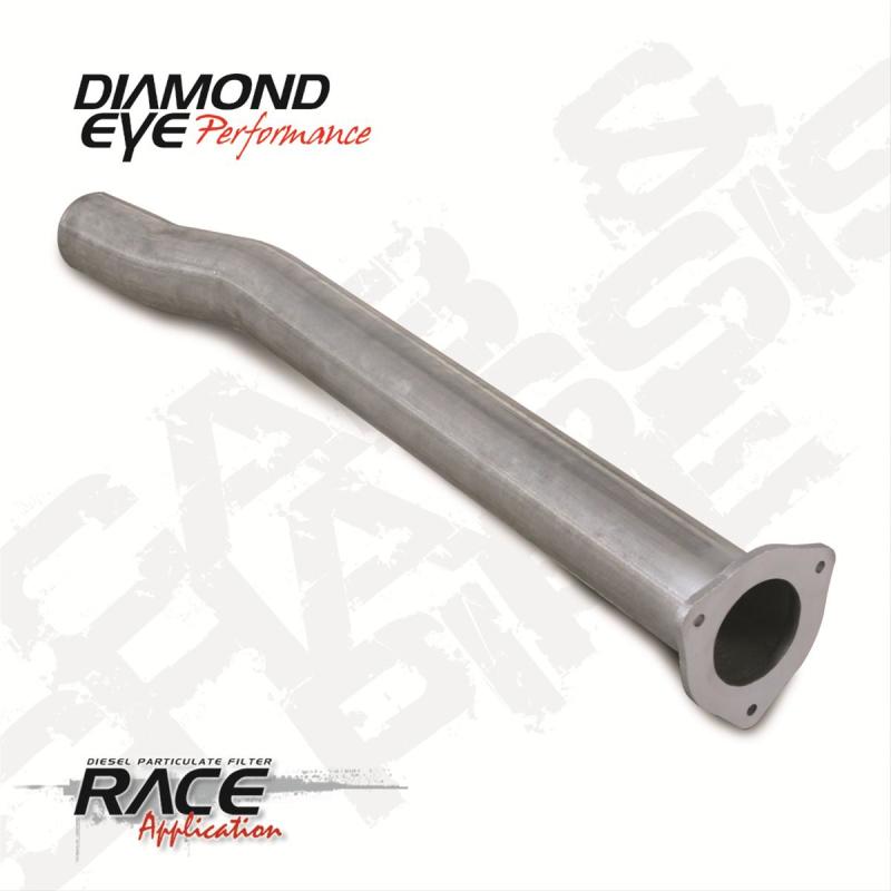 Diamond Eye Performance Exhaust Pipe for 2003-2007 Ford 6.0L PowerStroke F250/F350, 4-inch Diameter