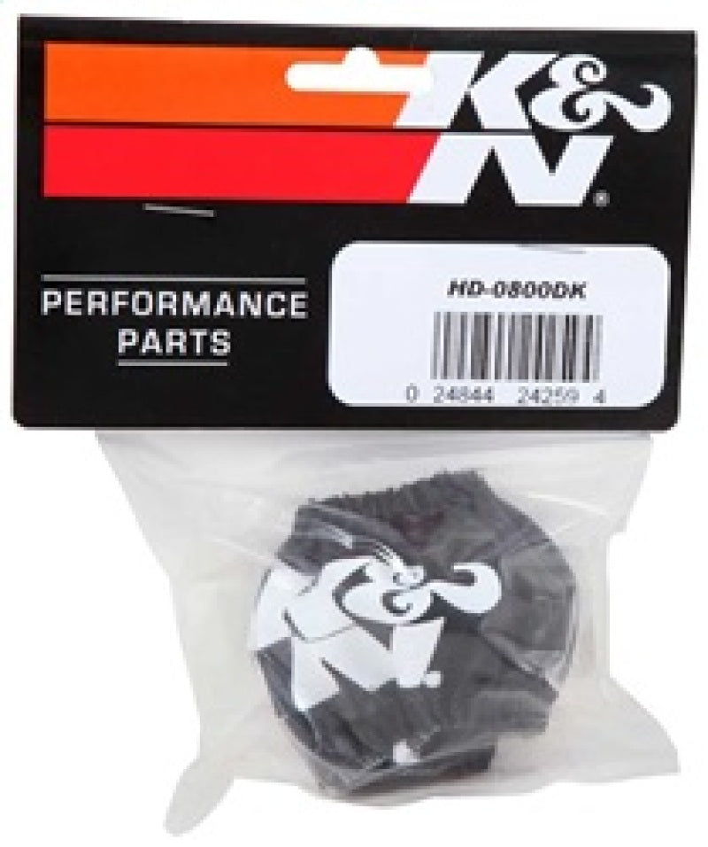 K&N Drycharger Air Filter Wrap HD-0800 Black for Harley Davidson Models
