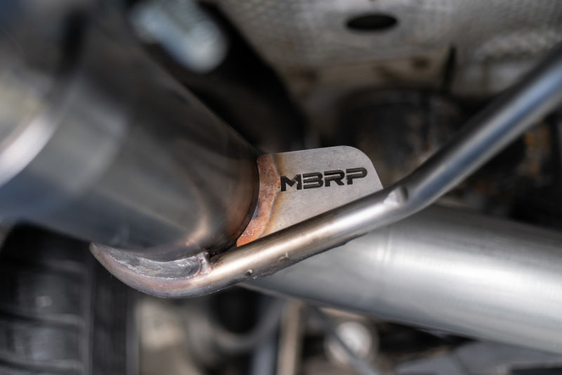 MBRP S56023CF Armor Pro Series Exhaust System for Porsche Macan (2015-2018) with Dual Split Rear Tips